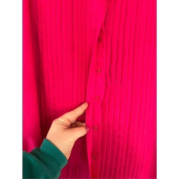 Vintage BarbieCore pink blouse - Picture 2 of 4